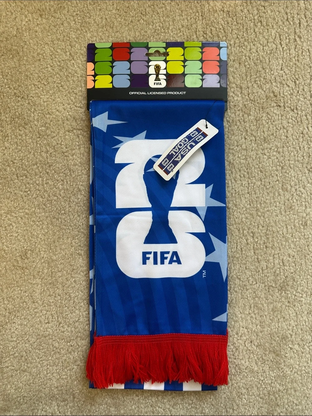FIFA 2026 Blue Fan Scarf “USA”